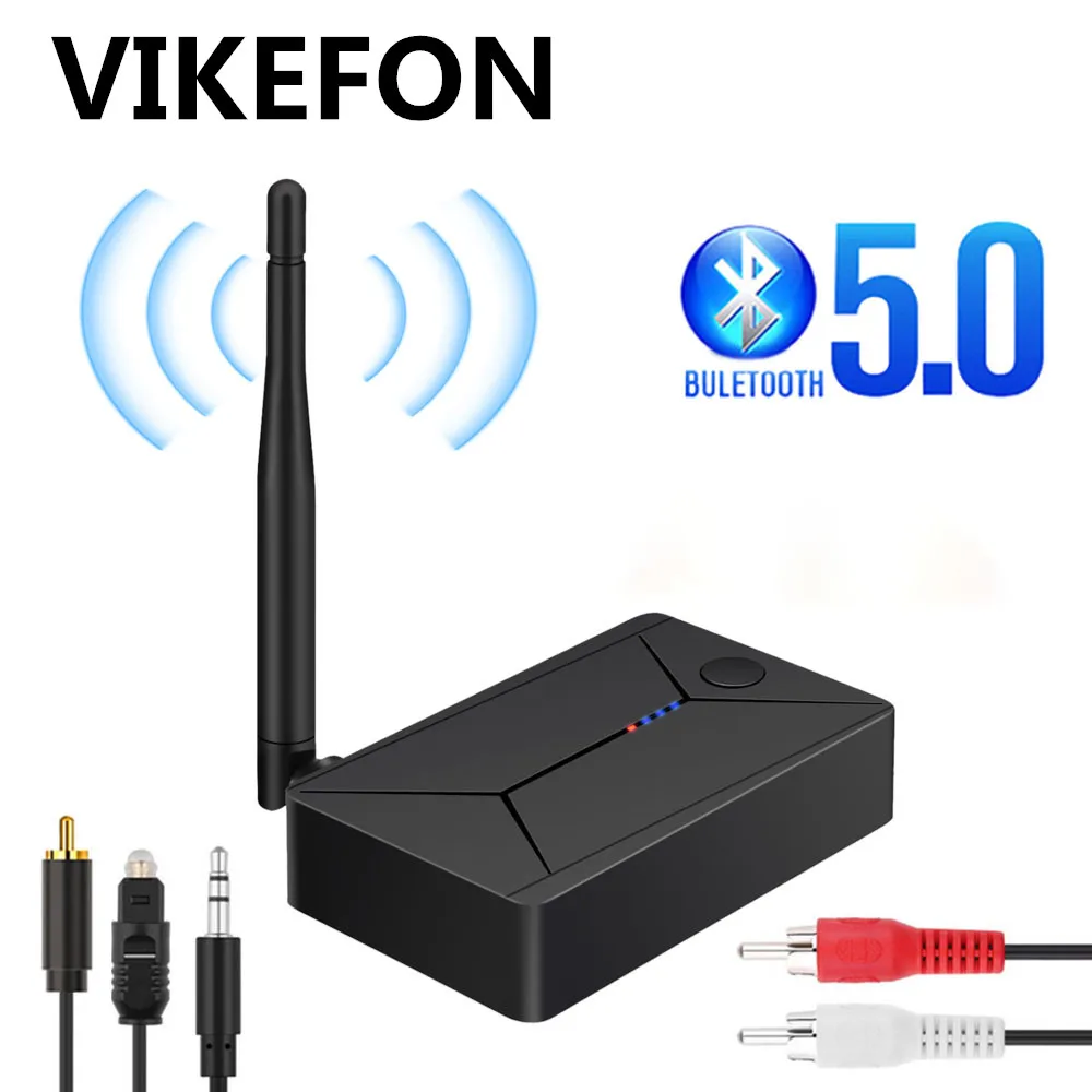 Bluetooth 5 0 аудио передатчик 3 мм AUX разъем RCA USB коаксиальный Оптический стерео