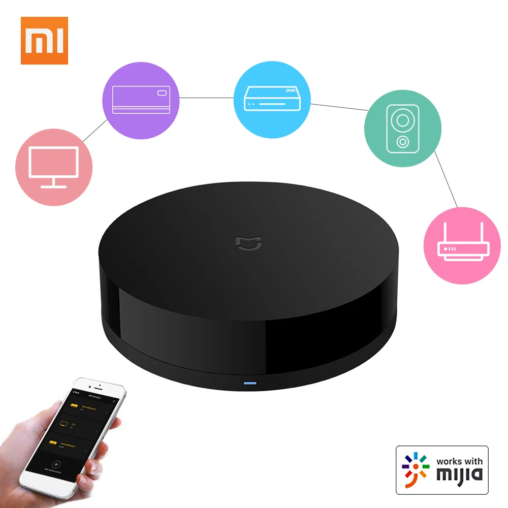 

Original Xiaomi Mijia Universal Remote Controller WIFI Intelligent Home Remote Control Smart Home Automation Sensor