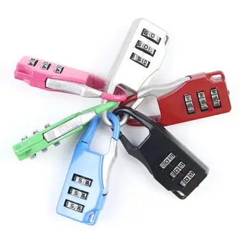 

3 Digit Metal Password Combination Camping Backpack Lock Safety Anti-lost Suitcase Luggage Shed Gym Locker Padlock Baggage Lock