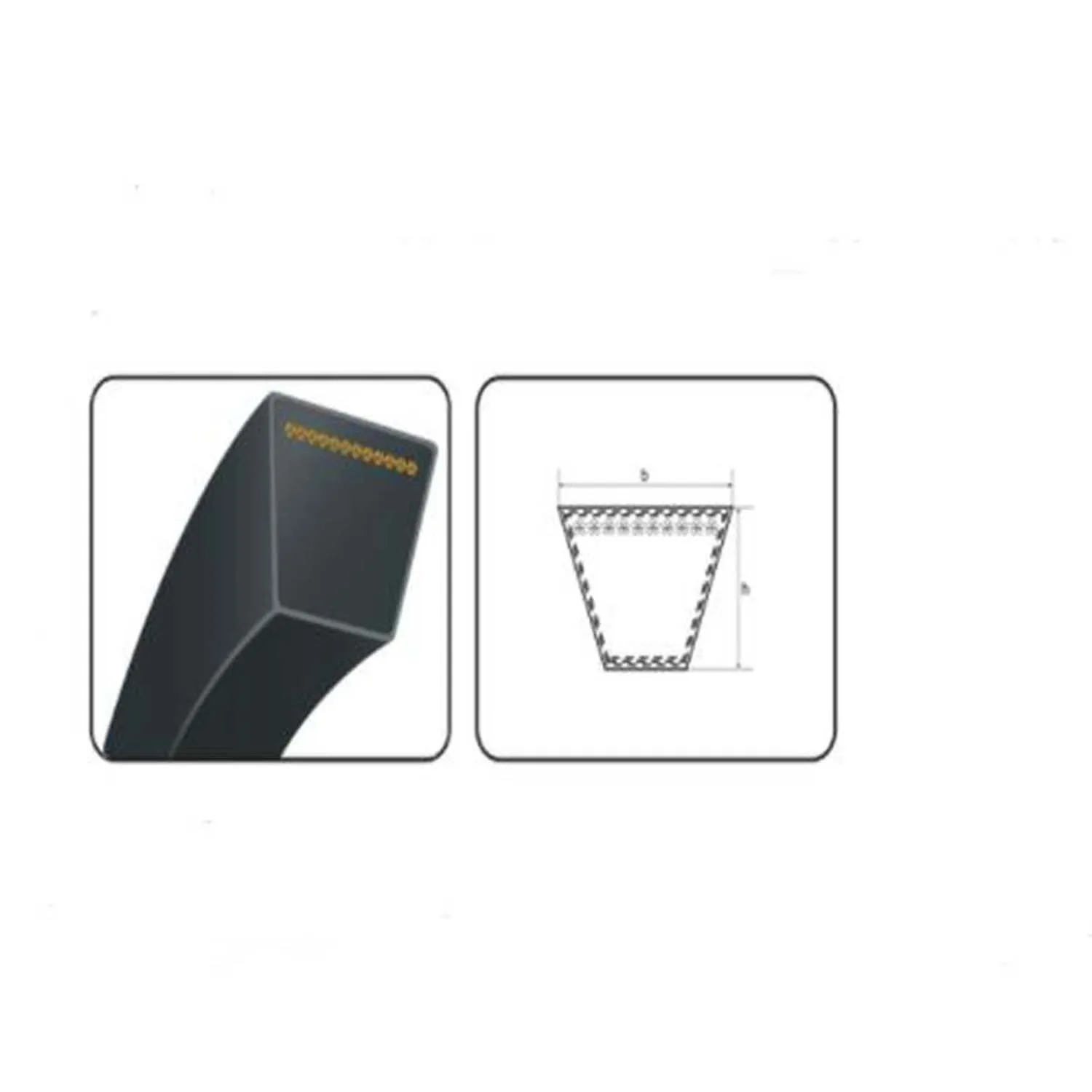 Cinghia Trapezoidale Sezione SPA 13x10 Mm – Scegli La Tua Lunghezza (SPA 860LW A SPA 957LW), Resistente A Olio E Calore