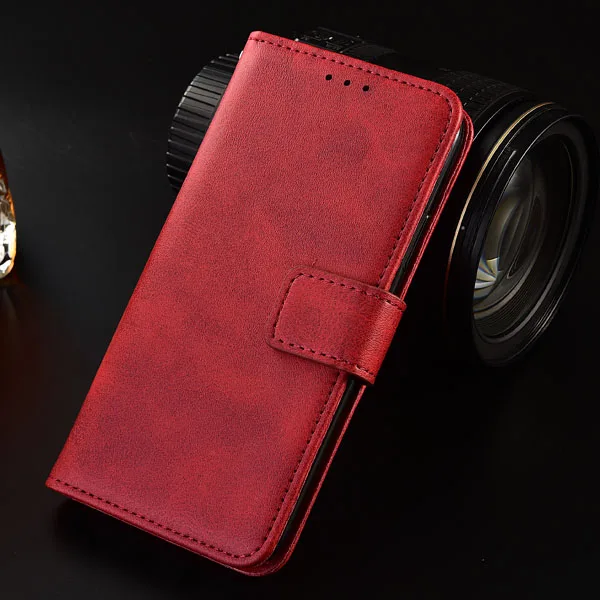 Redmi Note 5A Prime Чехол кожаный силиконовый кошелек чехол для Redmi Note 5A Prime флип-чехол Магнитный чехол на Redmi Note 5A 64g чехол - Цвет: Niu-Red