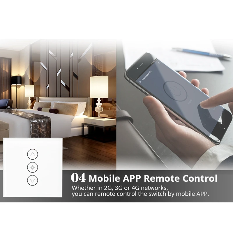 MOOL WiFi умный настенный светильник-пресс, диммер Smart Life/Tuya APP, пульт дистанционного управления, работает с Amazon Alexa и Google Home(EU Plu