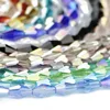 JHNBY-longues perles en cristal autrichien à facettes, Bicone, 100 pièces, 3*6mm, perles en verre de haute qualité, pour la fabrication de bracelets et de bijoux, bricolage ► Photo 3/4