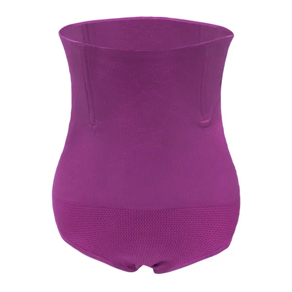 purple Бесшовные Высокая Талия Body Shaper Для женщин корректирующий пояс для похудения оболочка Управление моделирующее белье Корректирующее белье для тренировок - Цвет: purple