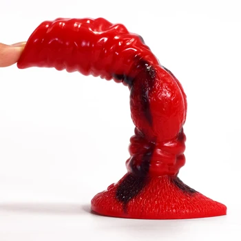 FRRK Dog Knot Dildo Anal Butt Plug Wolf Penis Fetish Sex Toys Fantasy Knotted Hound Dick Fake Canine Cock For Women Masturbate 4