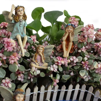 

Fairy Garden 6Pcs Miniature Fairies Figurines Accessories for Outdoor Decor