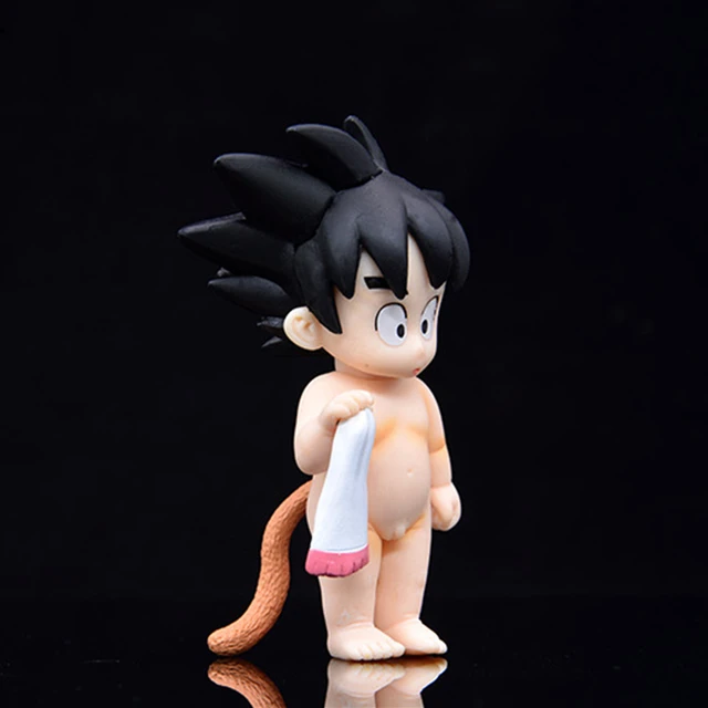 Boneco do Dragon Ball z Goku SSJ Preto Brinquedo de Coleção 17 cm Pvc  Colecionador