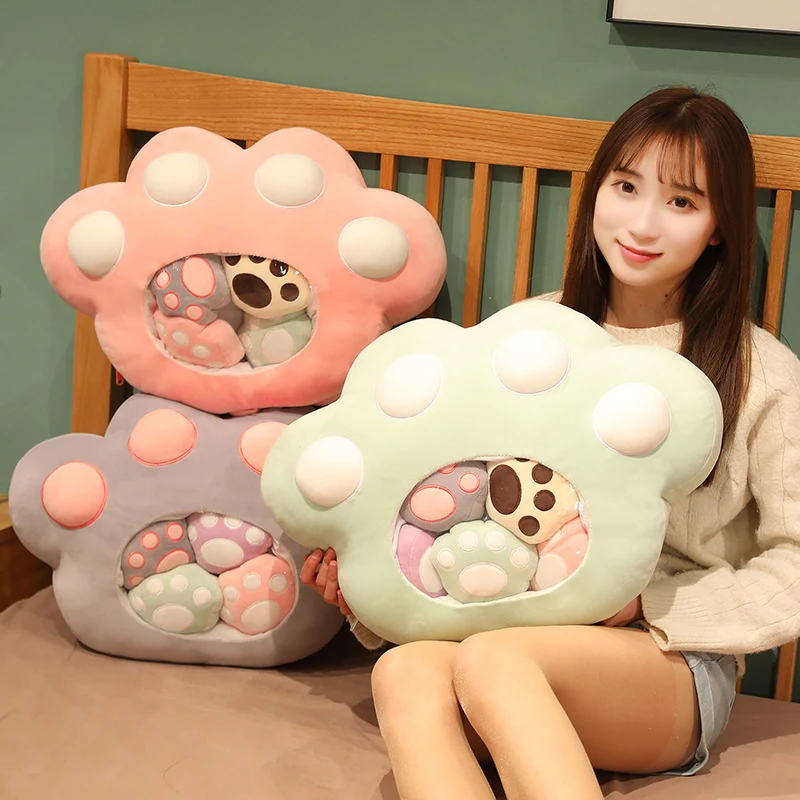 A Bag of Kawaii Cat Paw Plushies - Special Edition
