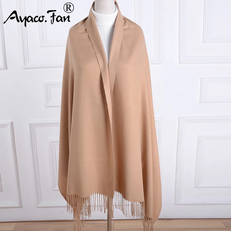 Кашемировый женский шарф новая теплая шаль Foulard Femme пашмины платок Шерстяной палантин голова шеи длинные зимние шарфы для женщин