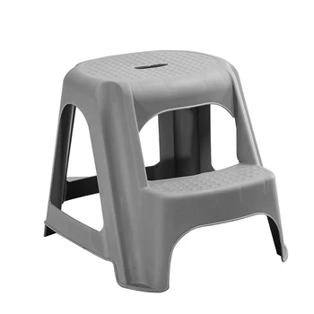

Children's foot wash stool anti-skid kitchen ladder ascendant stool Plastic double step stool two-level foot stool