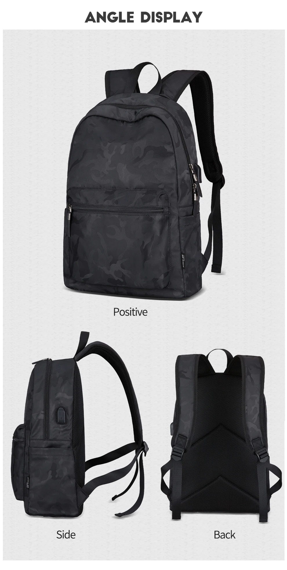 Hk usb зарядка Рюкзак для ноутбука 14 дюймов мужские школьные сумки для подростков мальчиков колледж мужской рюкзак для путешествий Mochilas женский рюкзак