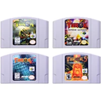 

Video Game Cartridge Console Card 64 Bits Turok Series For Nintendo64 Work on USA Version Consloe (NTSC)