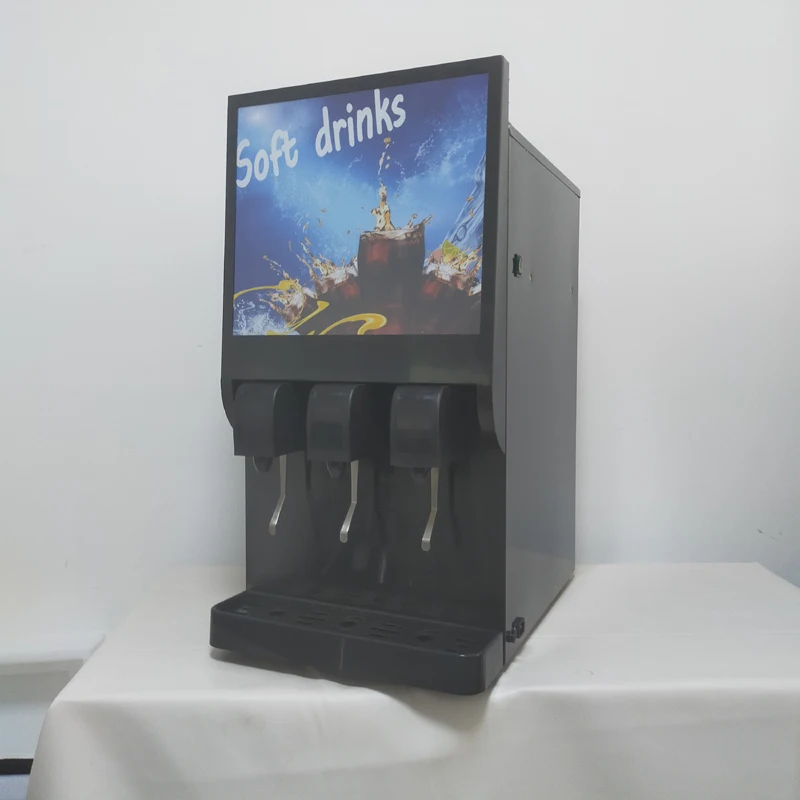 Coke Beverage Dispenser With 3 Flavors CE Certification Soda Water Dispenser Cola Soda
