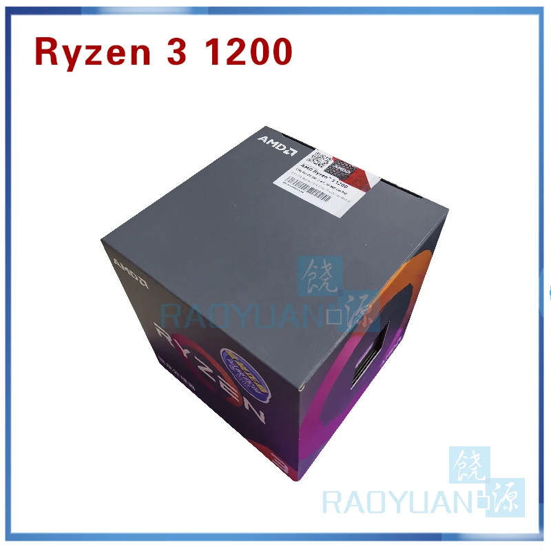 

AMD Ryzen R3 1200 CPU Processor Quad-Core Socket AM4 3.1GHz 10MB TDP 65W Cache 14nm DDR4 Desktop YD1200BBM4KAE with cooling fan