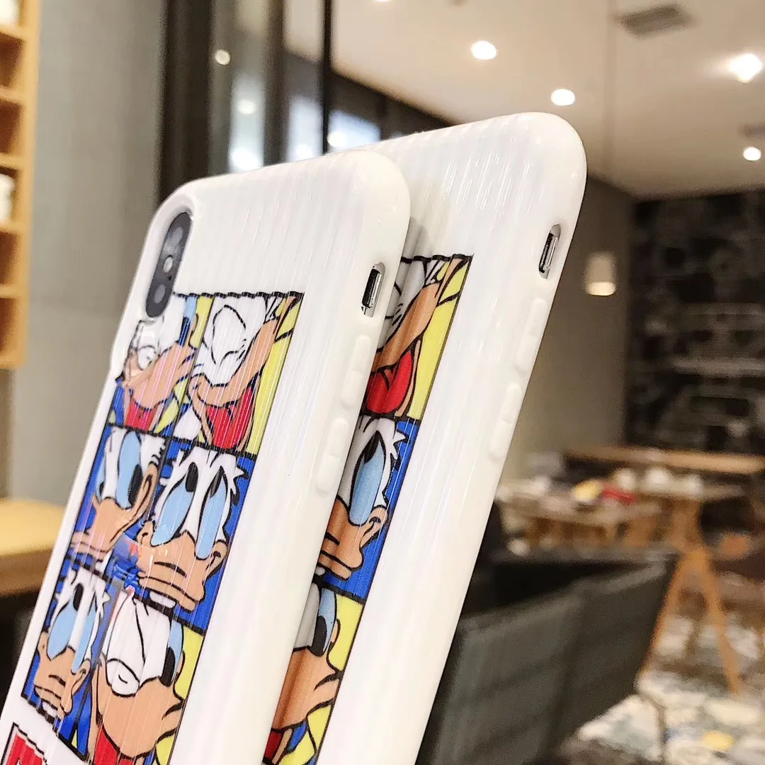 Противоударный Невидимый Kickstand защитный чехол КРЫШКА ДЛЯ VIVO X9 X9S X27 X23 Z3 Y85 X20 X21Fashion милый мультфильм Дональд Дак чехол