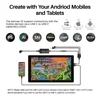 HUION Kamvas 22 Graphic Tablet 21.5 inch Pen Tablet Monitor Screen 120%s RGB Pen Display Anti-glare Support Windows/mac/Android 2