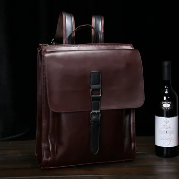 

Stereo Type Bag Backpack Men's Fashion Backpack Shoulder Bag Retro Computer Bag