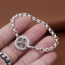 Ювелирные изделия моды личности вручную для восстановления древних способов мужчин и женщин takahashi goro feiying тайский серебряный браслет