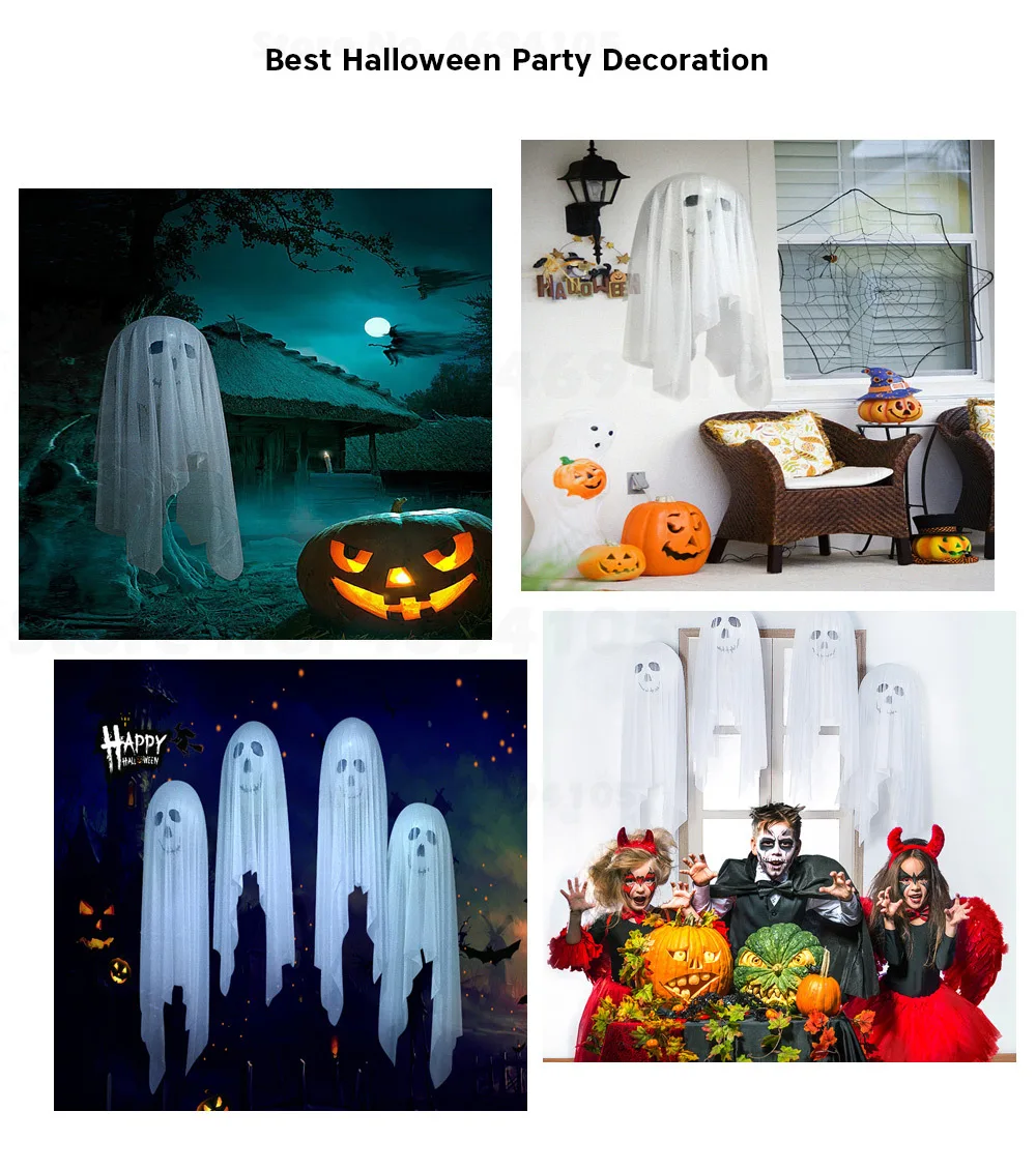 1pc 12 inch Ghost Balloon for Party Halloween Decoration
