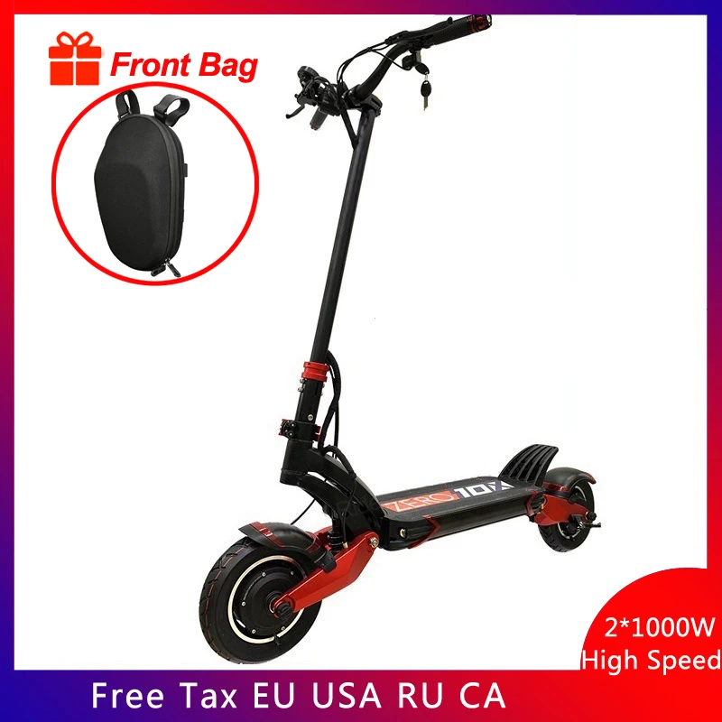 Top Newest Zero 10X scooter 10inch Double motor High Speed electric scooter 52V 2000W off-raod e-scooter 65km/h giving gift bag 0 Top Newest Zero 10X scooter 10inch Double motor High Speed electric scooter 52V 2000W off-raod e-scooter 65km/h giving gift bag 0