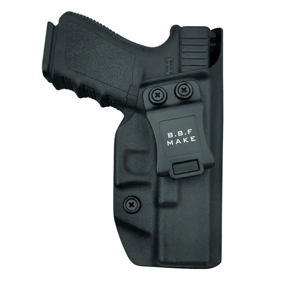 

IWB Kydex Holster For: Glock19 / Glock 19X / Glock 23 / Glock 25 / Glock 32 / Glock 45 (Gen 1-5) Gun Inside Belt Concealed Carry