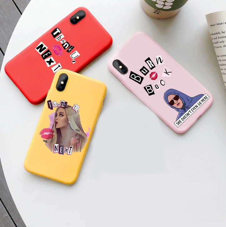 Спасибо следующий Ариана Гранде яркий цвет Женский чехол для iphone X 7 XS XR XSMAX 11 11Pro