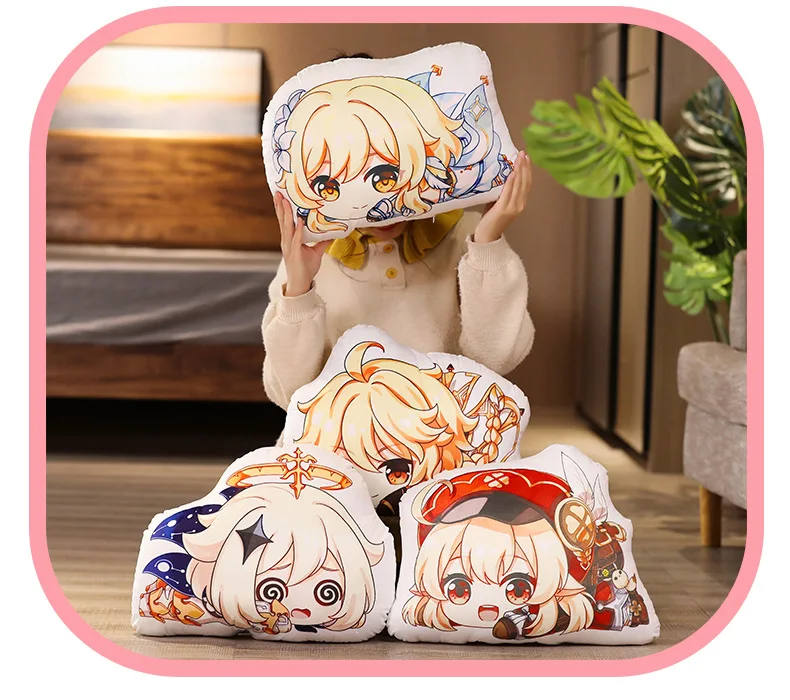 Game Genshin Impact EULA Plush Pillow Doll Kawaii Cartoon Cosplay Accessories sexy police woman costume