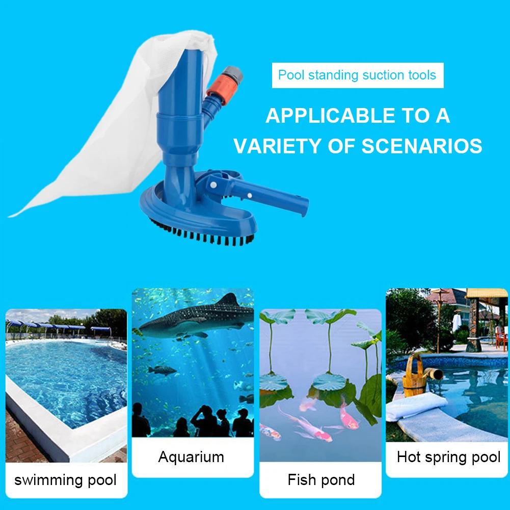 Pool Cleaning Tool Swimming Pool Cleaning Kit 1-5pcs Pool Cleaner Suction Bag Fine Mesh Pool Vacuum OPP Plastic Bag Fountain Spa Vacuum Cleaner Mesh For Swimming