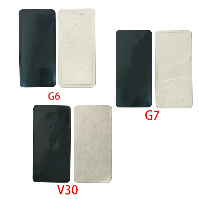 2 шт./лот, клейкая наклейка на заднюю часть корпуса батарея клейкая Обложка лента для LG G7 V30 G6 Plus запасные части