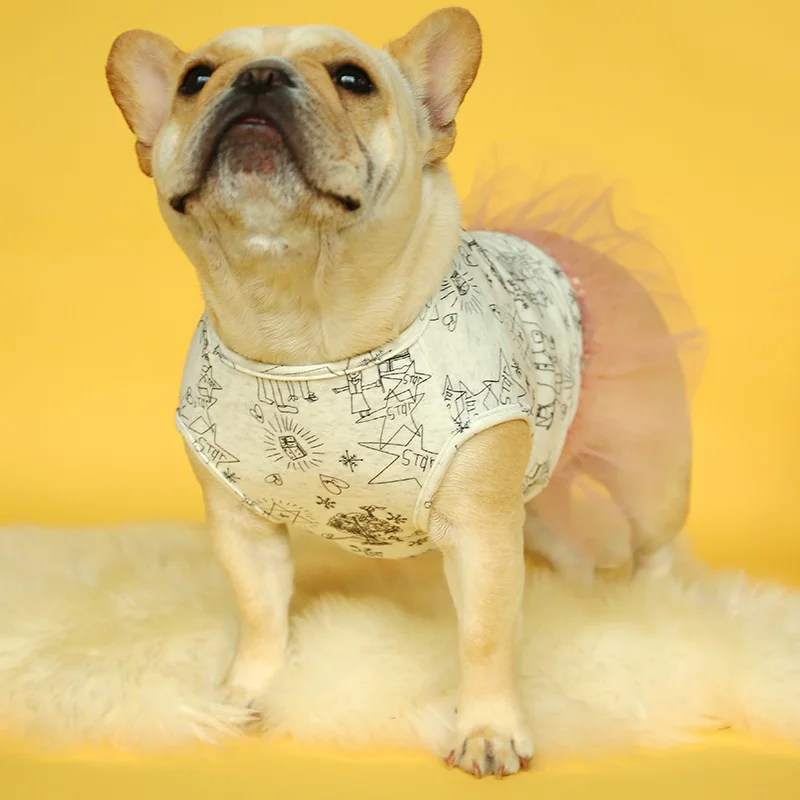 黑白涂鸦小纱裙-法斗款PIC_0974