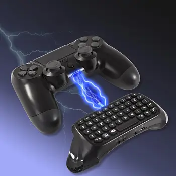 

Popular 47 Keys Mini Bluetooth Wireless Keyboard Chatpad Chat Pad Perfect For S ony P S4 P layStation 4 Controller Handle