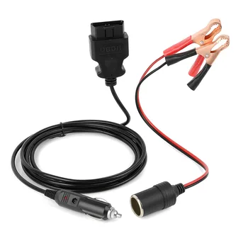 

2019 OBDⅡ Vehicle ECU Emergency Power Supply Cable Car Memory Saver (3Meter) Cable Adapter with Cigarette Lighter Power Socket