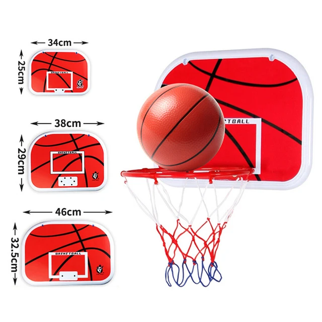 Canasta pequeña de baloncesto con mini balón de 8,5cm