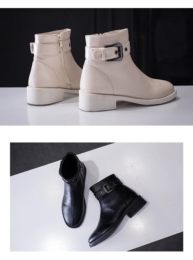 LZJ New Ladies Winter Chesil Boots Fashion PU Warm Women's Shoes Ankle Boots for Women Zapatos De Mujer
