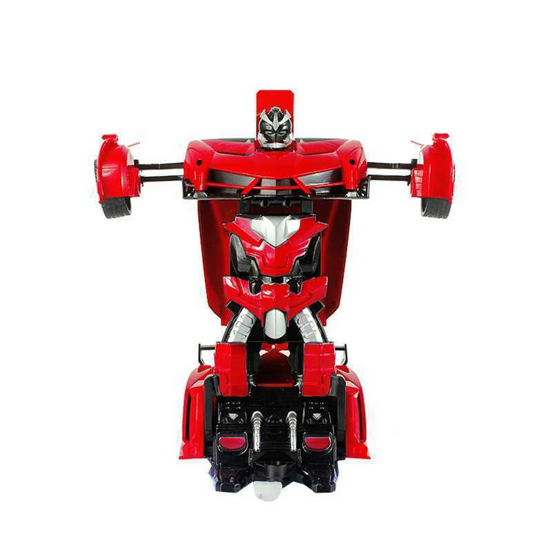2In1 RC Car Model Transformation Robots Remote Control Deformation Sports Vehicles Kids Toy Birthday Gift for Boys Children Y146