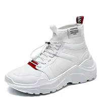 Мужская повседневная обувь мужские кроссовки на шнуровке модные высокие мужские туфли на высокой подошве в стиле ретро удобные мужские туфли на плоской подошве chaussure homme O1-25