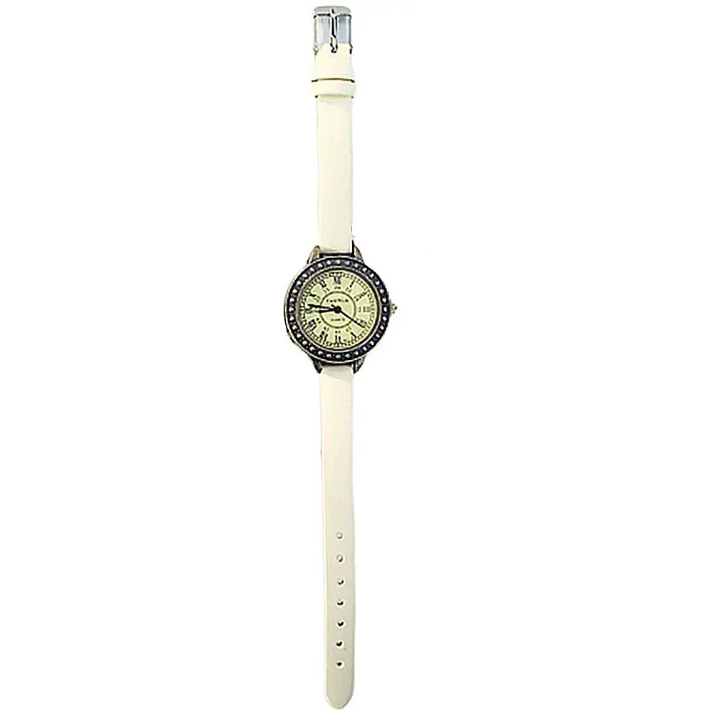 

Quartz Cone Movement Style Fashion Roman Retro Simple Roman Numeral Plate Retro Literary Female Student Belt Quartz Watch New