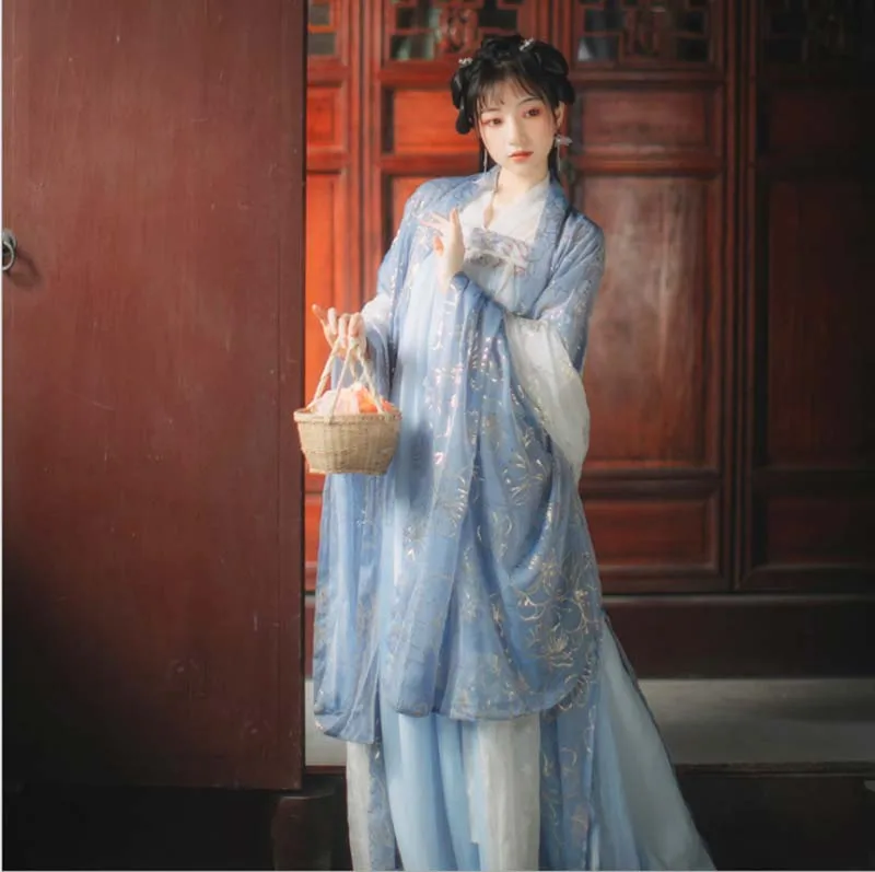 Женский костюм ханьфу из 3 предметов, костюм ханьфу в традиционном китайском стиле, костюм феи для карнавала, косплея, размера плюс костюм тан женский костюм в китайском стиле ханьфу женский традиционный китайский костюм в азиатском стиле китайская рубашка винтажный