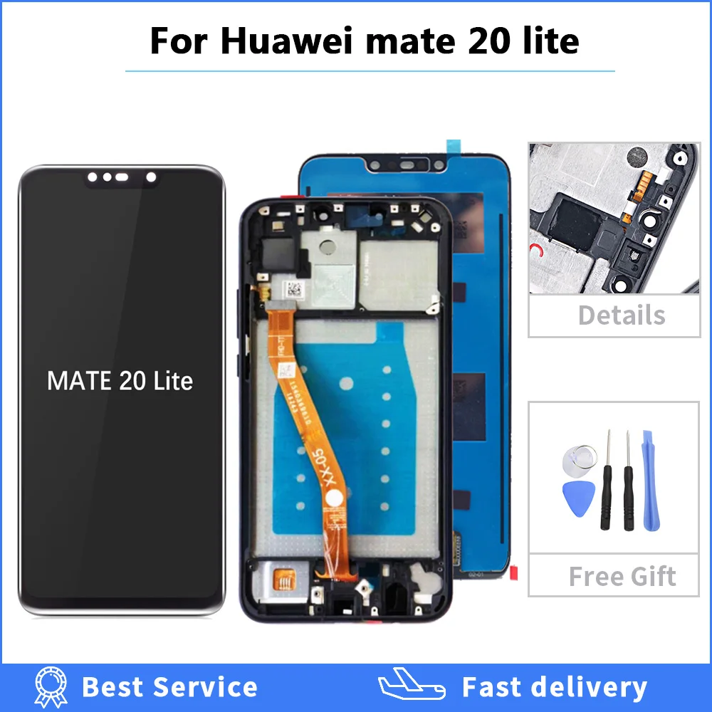 Оригинальный качественный ЖК дисплей для huawei mate 20 lite с сенсорным экраном