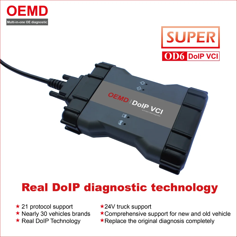 Мощный OD6 несколько в одном J2534/DoIP OE диагностический сканер инструмент для BMW, для Mercedes-Benz, для Land Rover и многое другое
