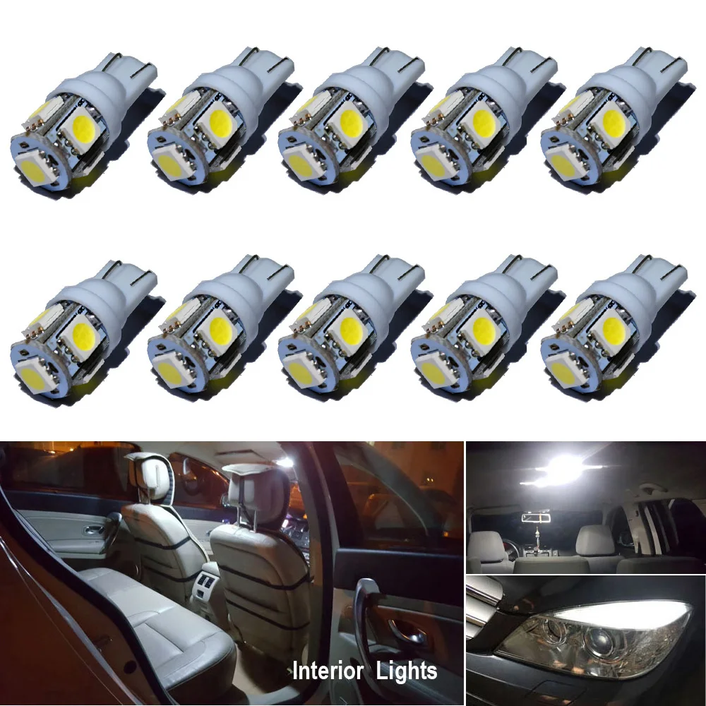 СВЕТОДИОДНЫЙ Набор светодиодных ламп T10 W5W 194 для Peugeot 307 206 308 407 207 406 208 3008 2008 508 408 306