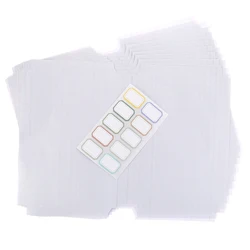 10 feuilles/ensemble Transparent auto adhésif Film livre couverture étui sécurité étanche matériel pour les élèves de l'école 