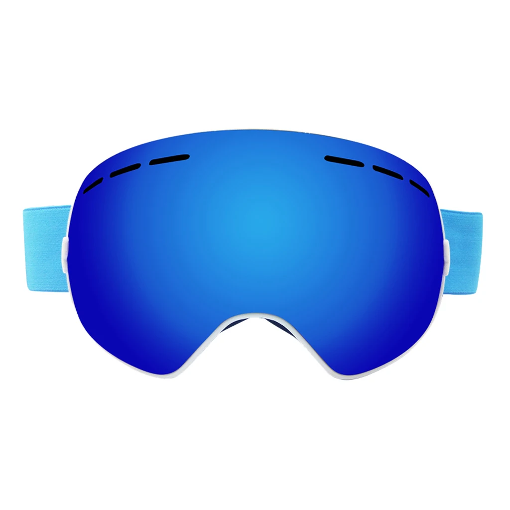 Blue Лыжные очки, противотуманные очки, сноуборд, защита от ультрафиолета, очки для катания на лыжах, большие Лыжные маски, очки для катания на лыжах, сноуборде - Цвет: Blue