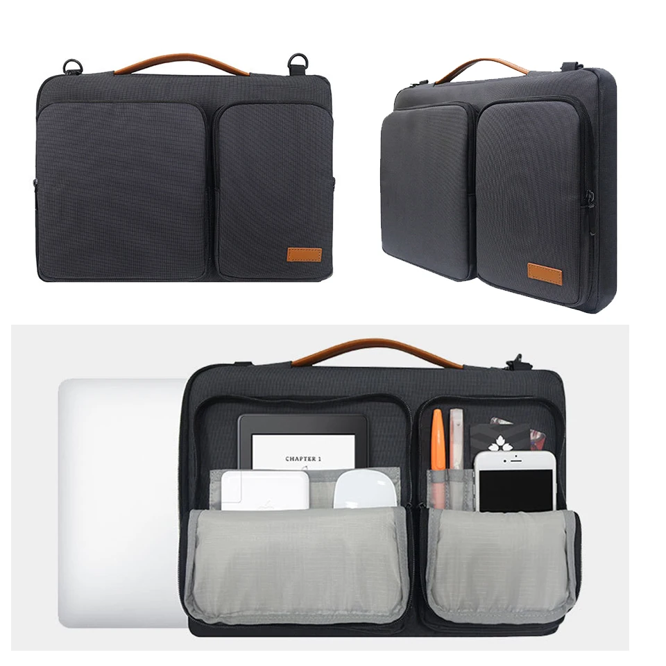Сумка на плечо для ноутбука MacBook Air 13 15 6 дюймов дисплей Pro USB C водонепроницаемая