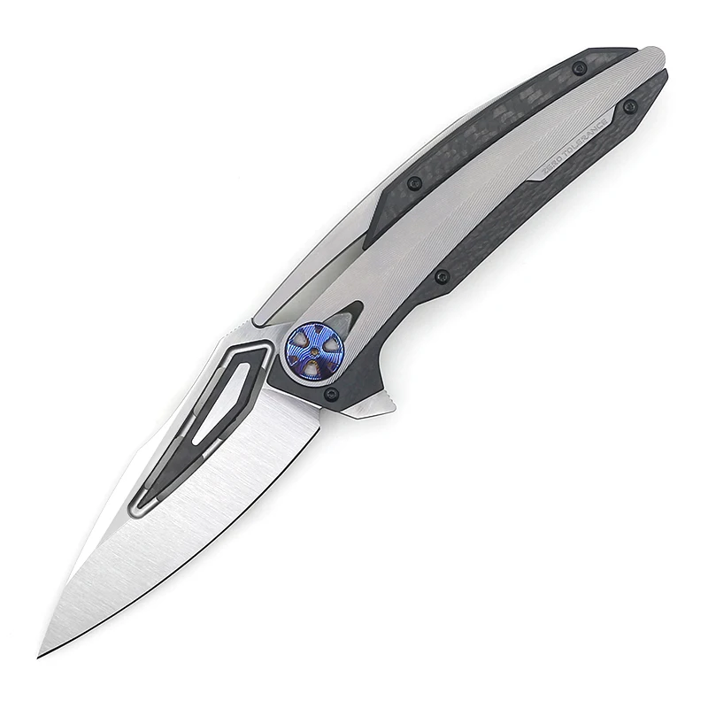 Волшебный складной нож ZT0999, KVT подшипник M390, лезвие CF+ титановая ручка, походные охотничьи ножи для выживания, инструмент для повседневного использования