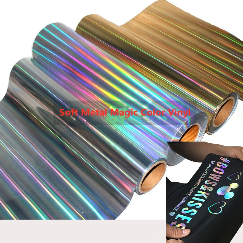 Free Shipping High Visibility Hot Stamping Foil Paper Colourful Heat Transfer Vinyl Laser Film For T-Shirt Textile Pyrograph