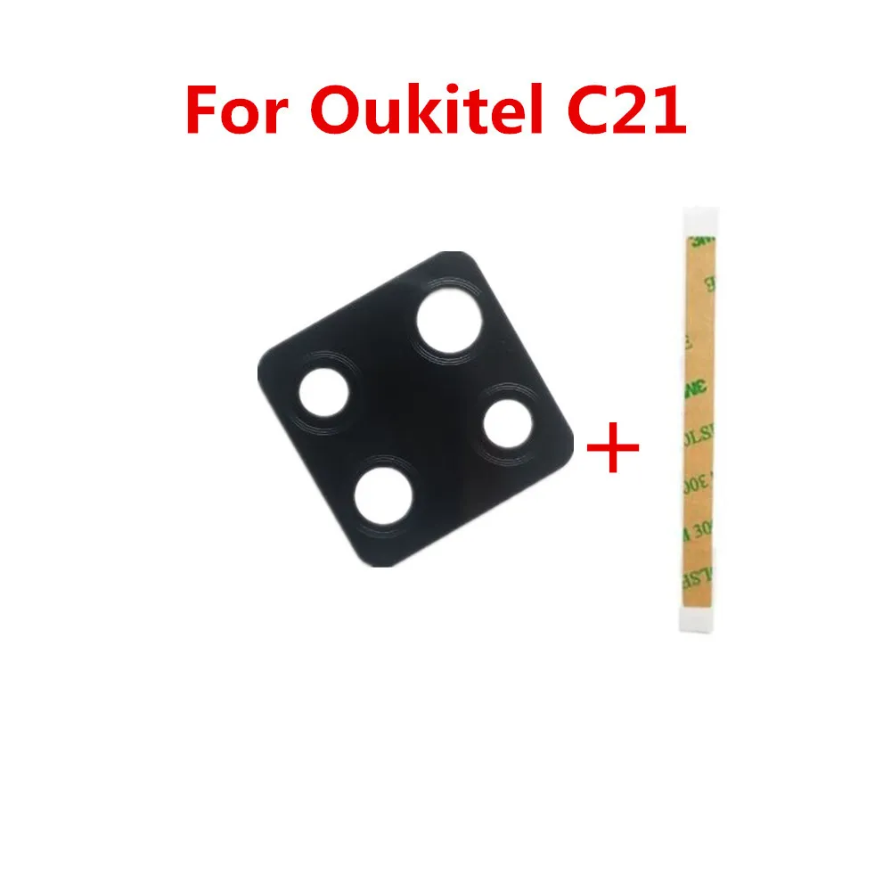 Original For Oukitel C21 Cell Phone Back Camera Lens Glass Cover Repair Part | Мобильные телефоны и аксессуары