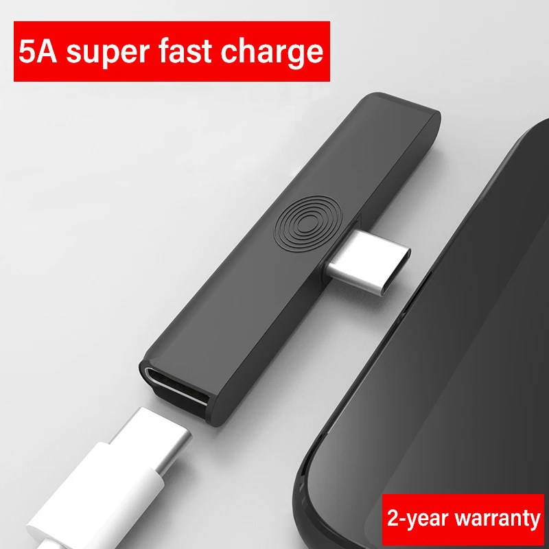 

USB Type C Hub Adapter USB C Supercharger Connector For Huawei P20 P30 lite 2 in 1 Phone Connector Gaming Adaptator For Samsung