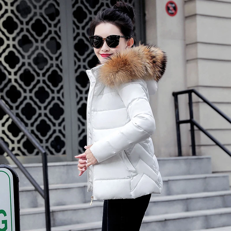 Зимняя женская куртка с капюшоном, большие размеры S-5XL, зимнее пальто, женская куртка, теплые парки, женский короткий пуховик, Женская куртка