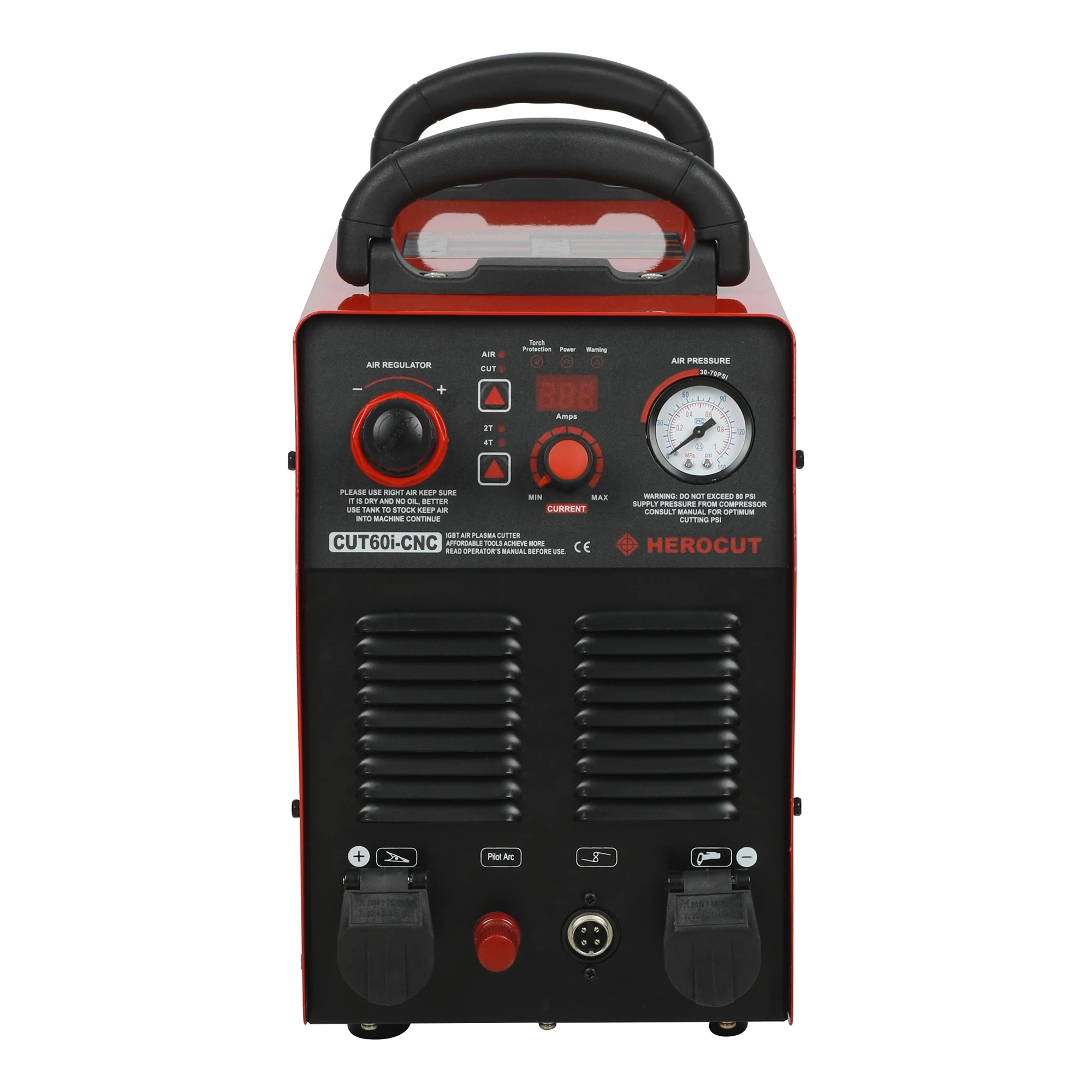 US $664.05 CUT60i HC6000 220V Blow Back NonHF Pilot Arc Portable Single Phase Inverter Digital Display CNC Plasma Cutter